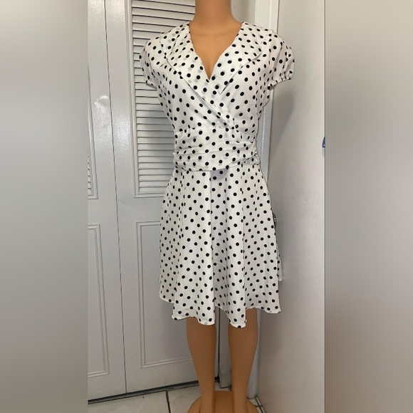 Allegra K Dresses & Skirts - NWT ALLEGRA K POLKA CASUAL DRESS SIZE L